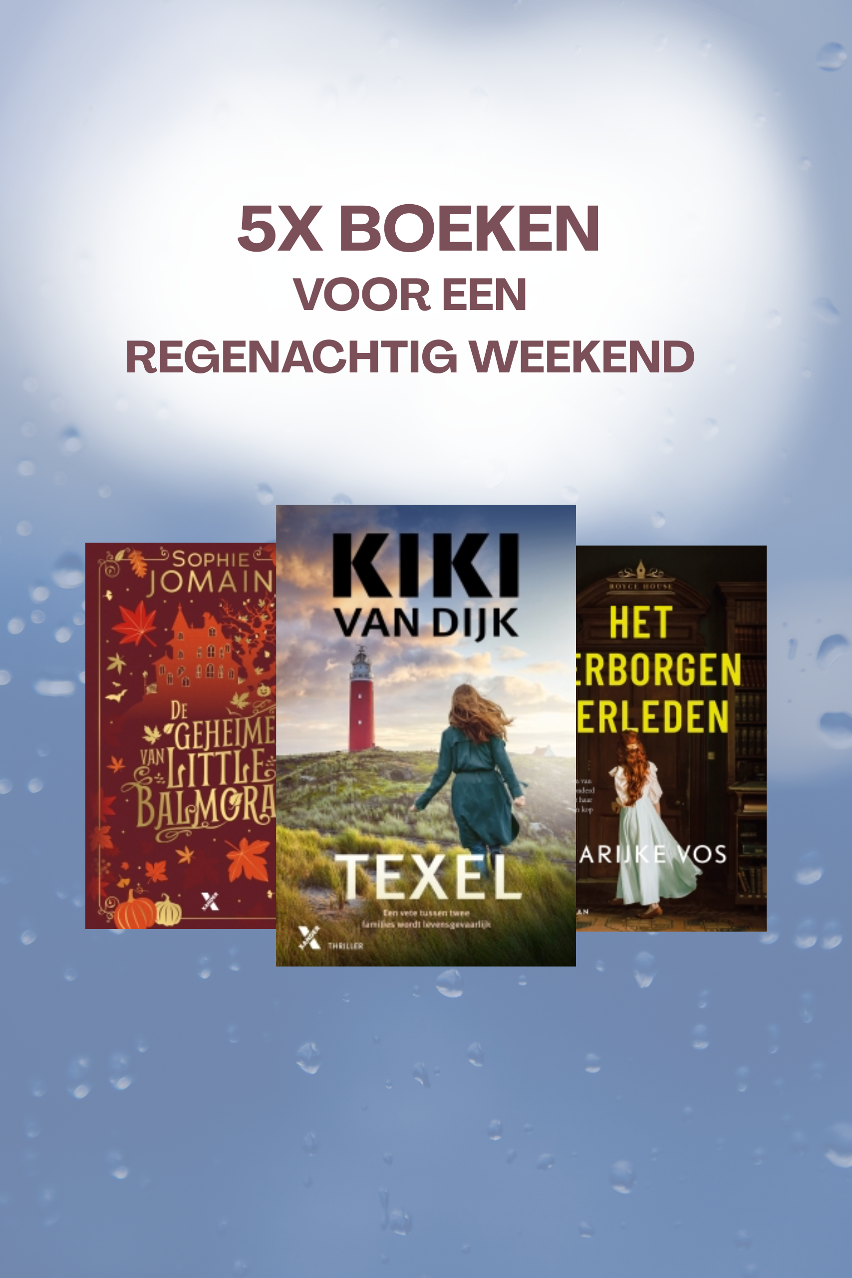 5x boeken voor een regenachtig weekend
