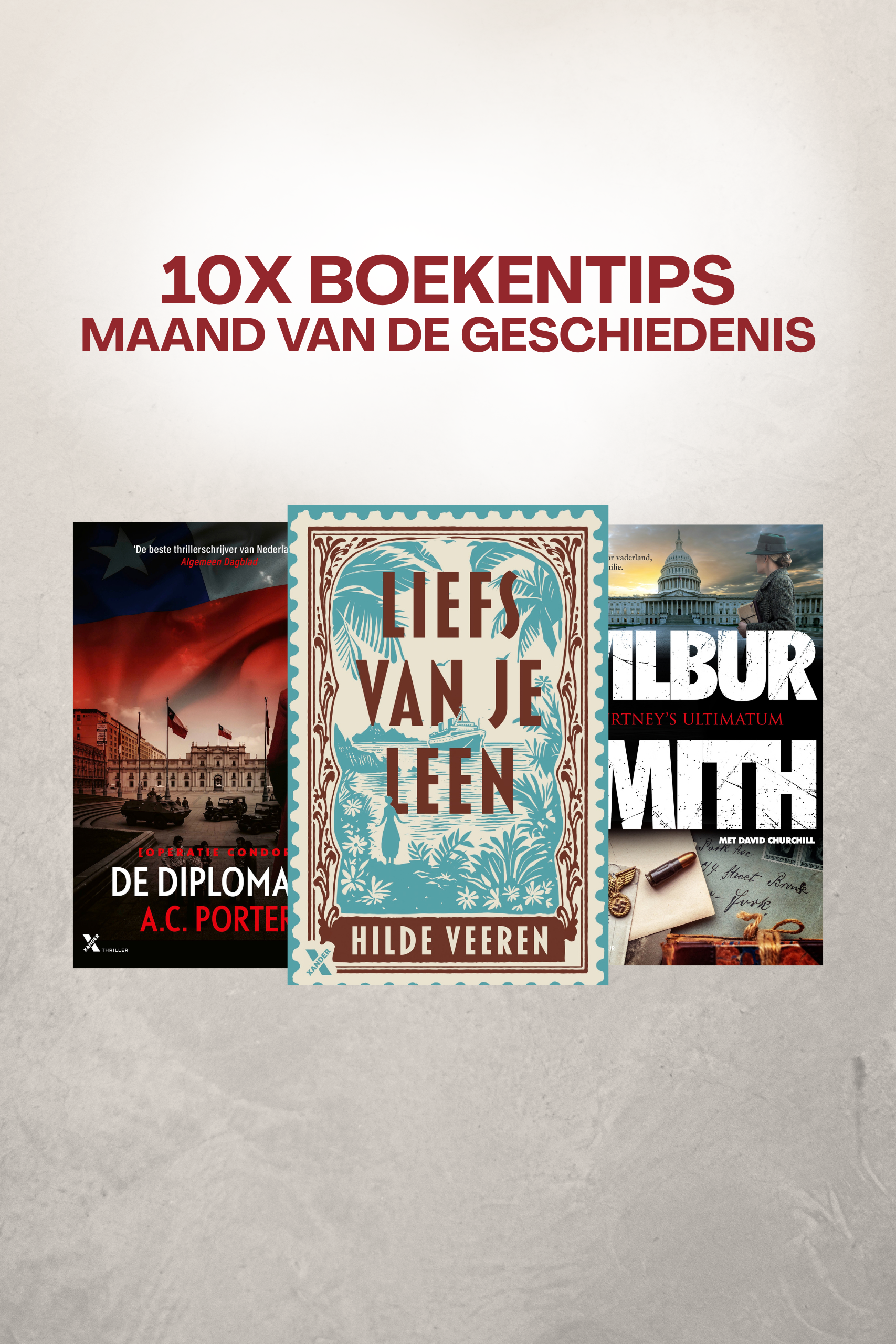 10 boeken om tijdens de Maand van de Geschiedenis te lezen