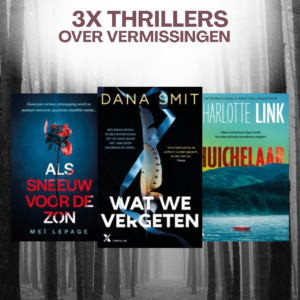 3x Thrillers over vermissingen